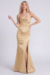 Black Strapless Mermaid Evening Dress