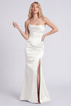 Black Strapless Mermaid Evening Dress