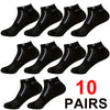 30 Pairs Color-Block Ankle Socks
