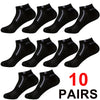 30 Pairs Color-Block Ankle Socks