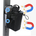 Magnetic Gym Carrier attaching to metal surface