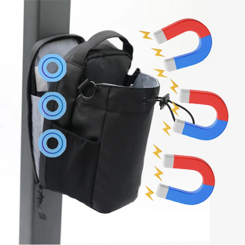 Magnetic Gym Carrier attached to gym equipment