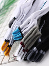 30 Pairs Men's Color-Block Ankle Socks