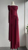 Black Strapless Mermaid Evening Dress