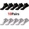 30 Pairs Men's Color-Block Ankle Socks