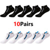 30 Pairs Color-Block Ankle Socks