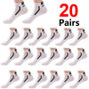 30 Pairs Men's Color-Block Ankle Socks