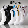 30 Pairs Color-Block Ankle Socks