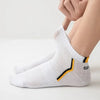 30 Pairs Color-Block Ankle Socks